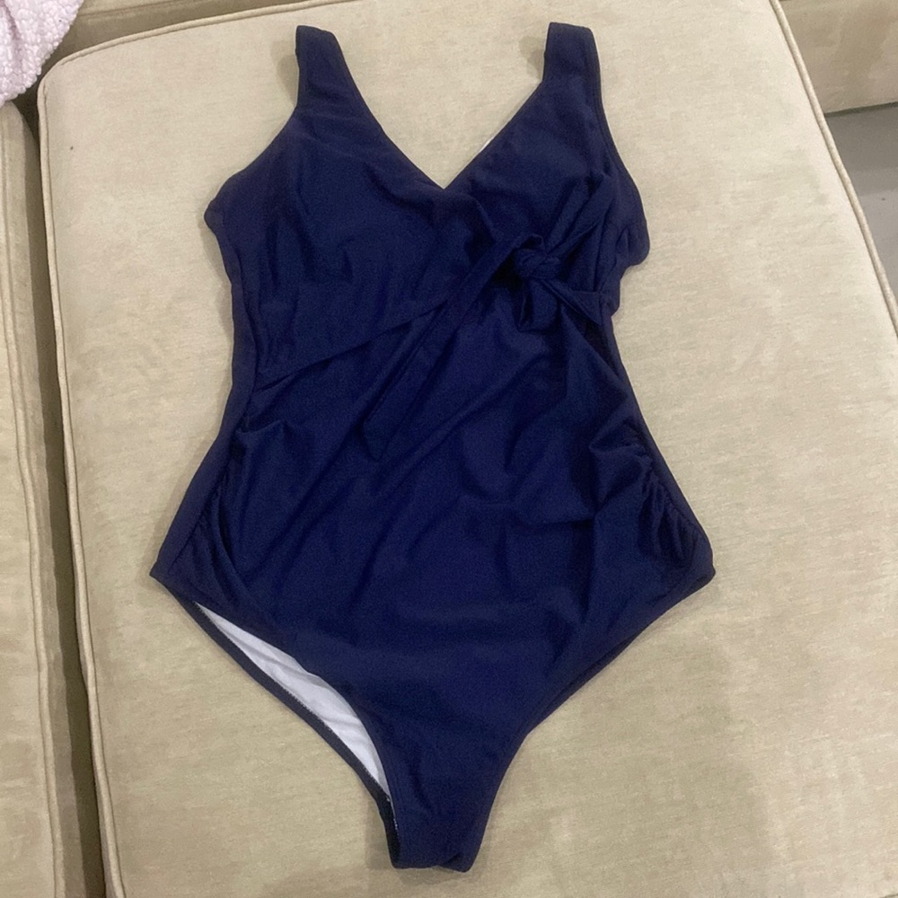 Blue Maternity Swimsuit Size XL